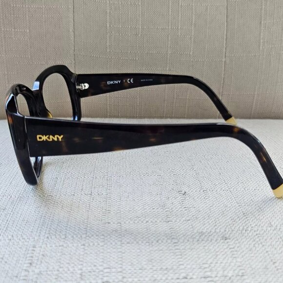 Vintage DKNY Glasses Frame Dark Brown Tortoise 55[]17 130 DY4048 3016 Eyeglasses - Picture 11 of 12